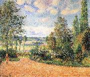 Camille Pissarro Garden girls oil